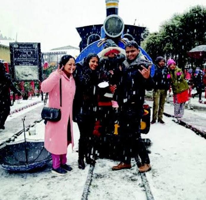 snowfall in north bengal and sikkim