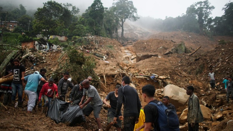 94 killed in heavy rainfall, landslides in Brazil’s Rio de Janeiro