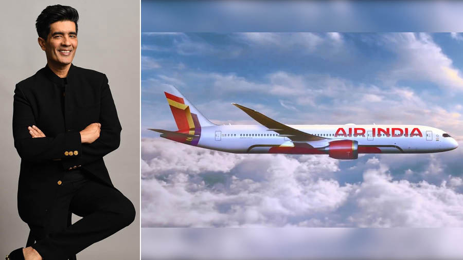 For cabin and cockpit crew Air India has unveiled new collection of uniforms designed by Manish Malhotra