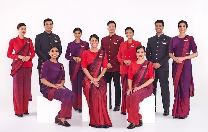 Manish Malhotra unveils Air India’s new cabin crew uniforms