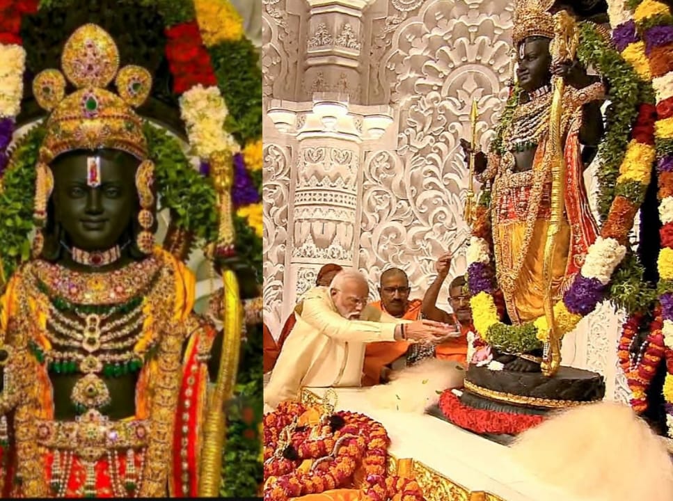 Prime Minister Narendra Modi established the life of Shri Ram in Ayodhya