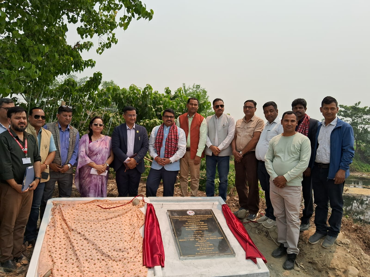 India-funded community development project inaugurated in Chitwan, Nepal