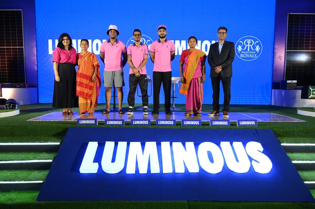 Luminous Power Technologies, organised an exclusive “Meet and Greet” event with the players of Rajasthan Royals in Guwahati