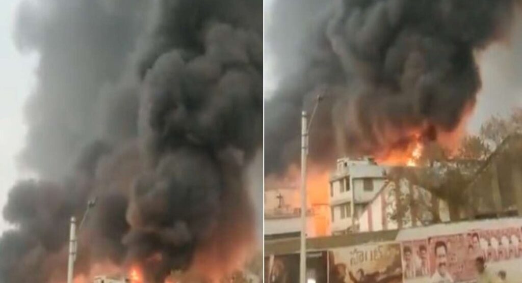 A major fire broke out in Kolkata’s Lohapatty area, destroying several godowns