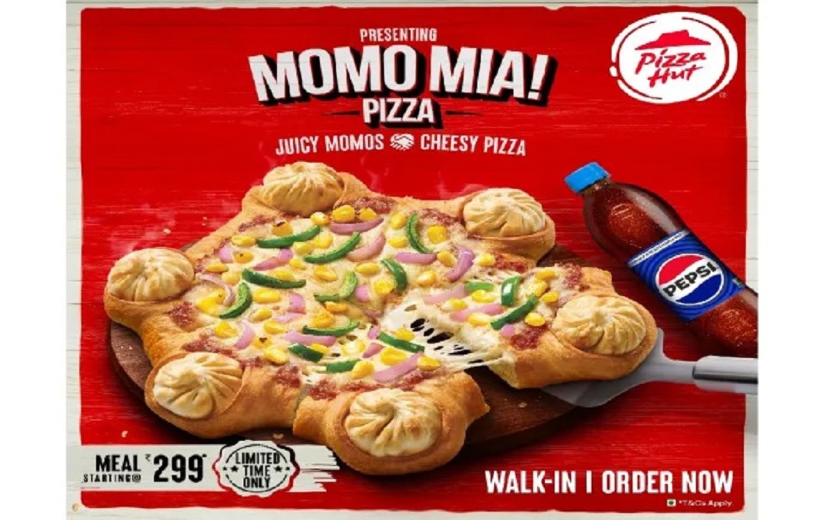 Pizza Hut launches Momo Mia pizza, a unique combination of juicy momos and cheesy pizza