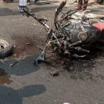 In Siliguri, a head-on bike crash left five people hurt, four of them critically