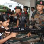 NCC cadets in Agartala learn about armed forces careers with Assam Rifles