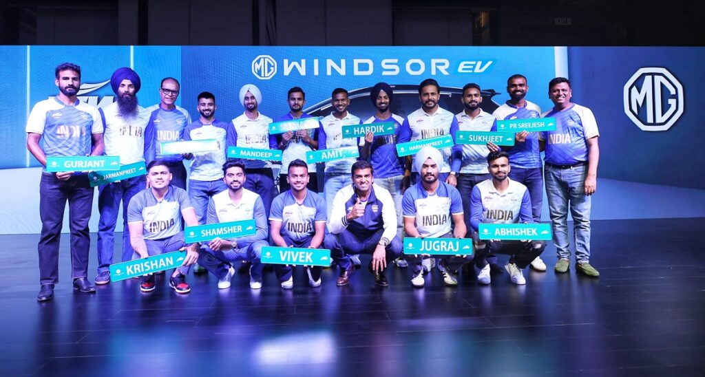 Indian Olympic medalists honored with MG Windsor for their excellence at Paris 2024