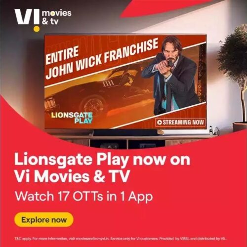 Vi announce a strategic partnership with Lionsgate Play