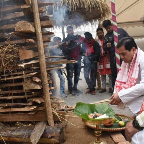 In Demow, Magh Bihu celebrated with fanfare and joy