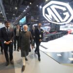 PM Modi applauds JSW MG Motor India’s green vision at Bharat Mobility Global Expo 2025