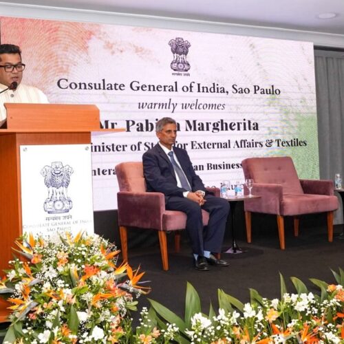 MoS Pabitra Margherita engages with Indian diaspora in Brazil, begins Latin America tour