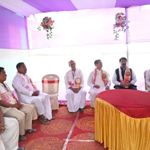 Atul Bora attends in the 50th anniversary celebration of Rongamati Cooperative Society