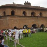 The mood of celebration permeates Rang Ghar on the first day of Bohag
