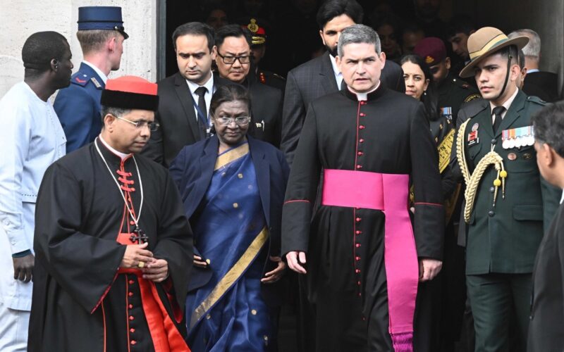 President Murmu leads Indian delegation to Vatican to attend Pope Francis’ state funeral