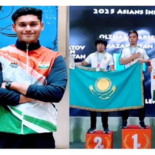 Guwahati’s rising star Abhinab Gautam makes history in Asian Armwrestling