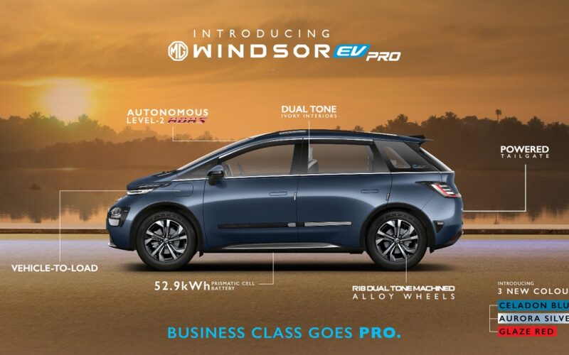 JSW MG Motor India launches MG Windsor PRO