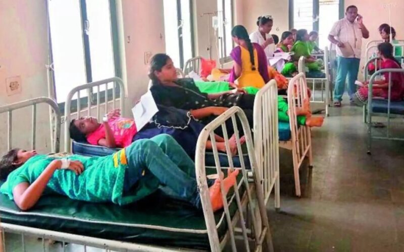 10 students in Golaghat were admitted to the hospital after possibly contracting food poisoning